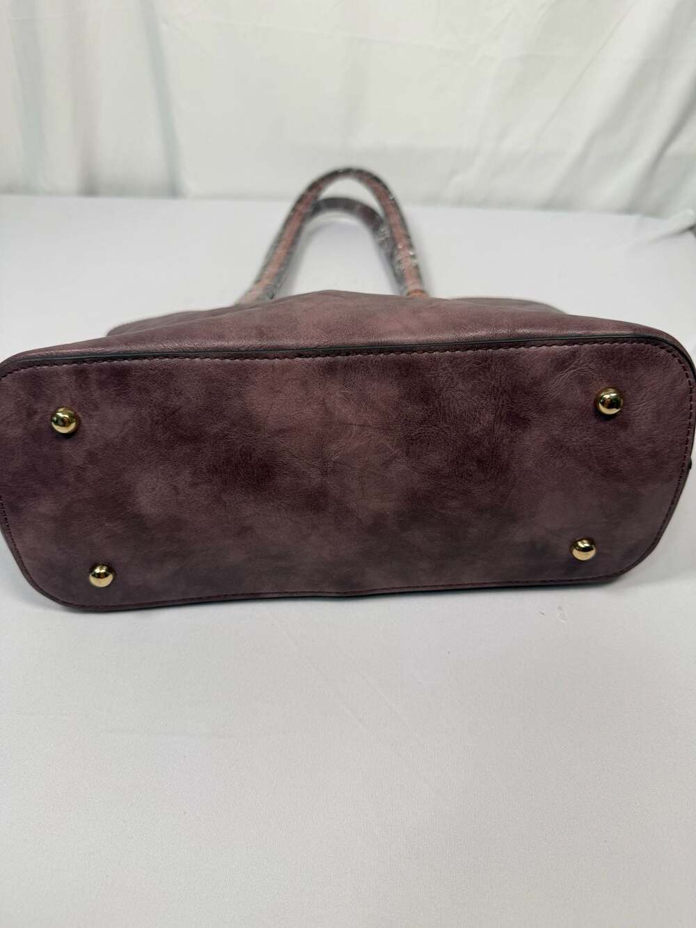 Mellow World Rory Dome Shoulder Bag in Dark Purple - Picture 5 of 14